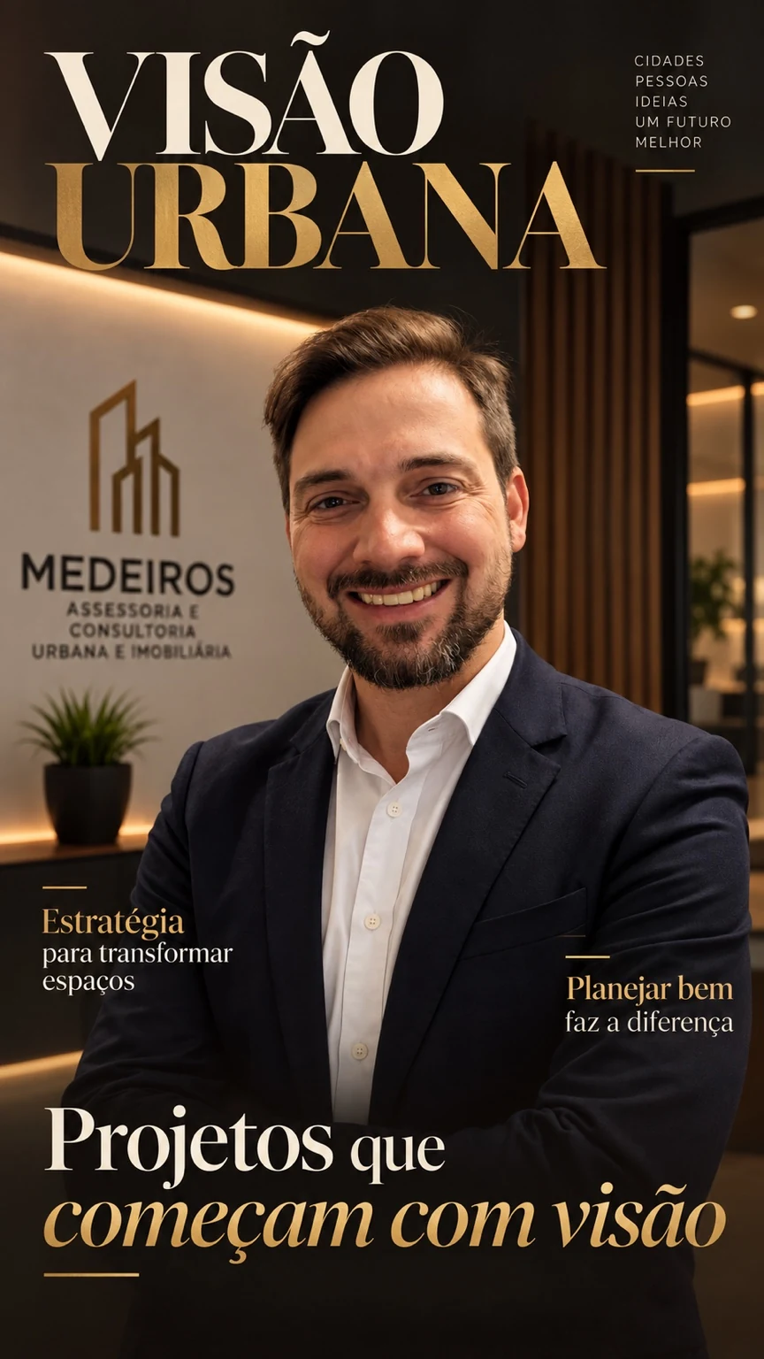 Danilo Medeiros apresenta sua visão urbana e a proposta de planejar projetos com estratégia
